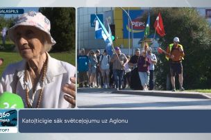 Katoļticīgie sāk svētceļojumu uz Aglonu