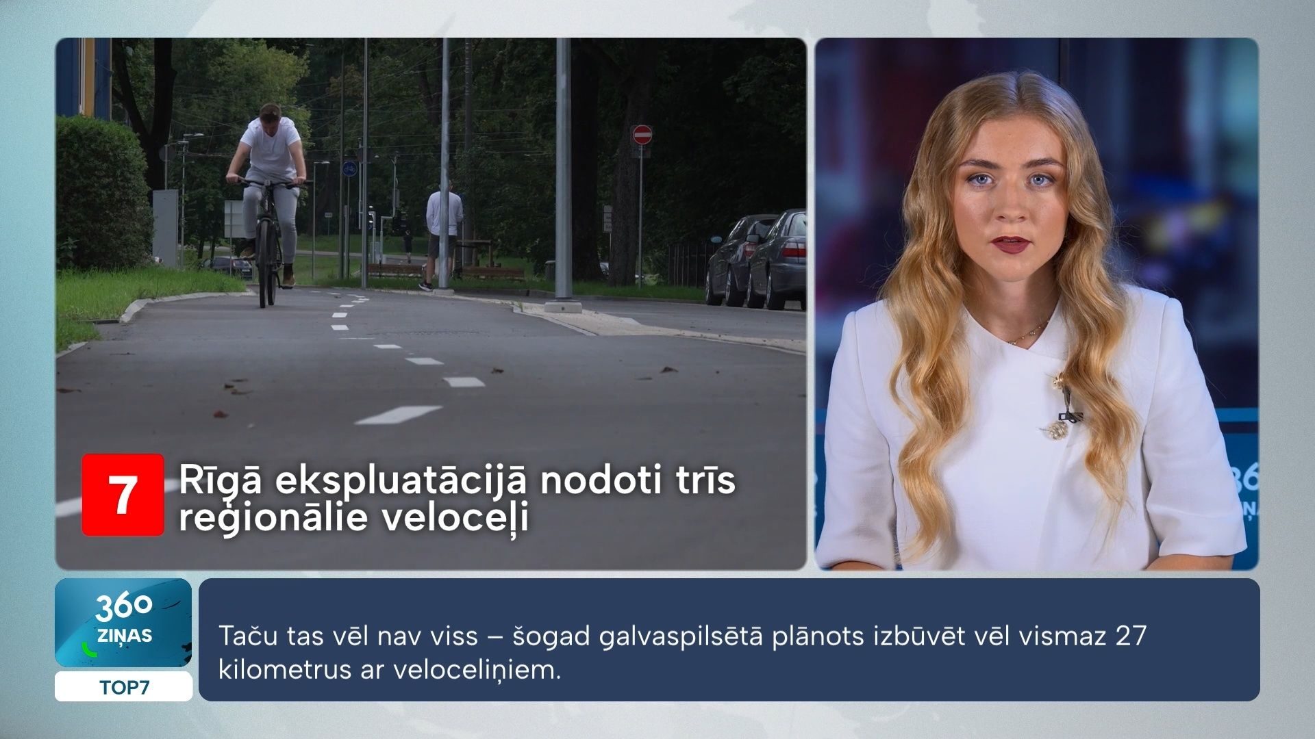 Rīgā ekspluatācijā nodoti trīs reģionālie veloceļi