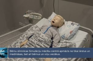 Bērnu slimnīcā izveidota unikāla mācību vide ar bērnu manekeniem