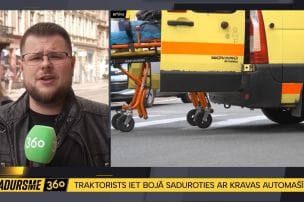 Traktorists iet bojā saduroties ar kravas automašīnu