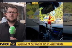 Traģiska sadursme Rīgā – velosipēdists iet bojā sadursmē ar autobusu