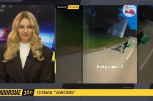 "Sadursmes dienas antivaronis" – "Bolt" kurjers streipuļo pa ceļa vidu