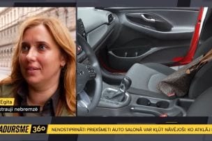 No telefona līdz iepirkumu maisam – kādi ikdienišķi priekšmeti var kļūt bīstami  sadursmes brīdī?