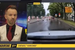 "Sadursmes dienas varonis": brauc un ignorē Stop zīmi