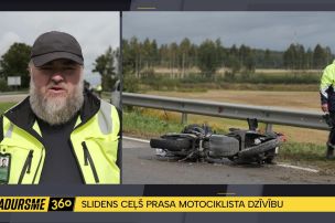 Slidens ceļš prasa motociklista dzīvību