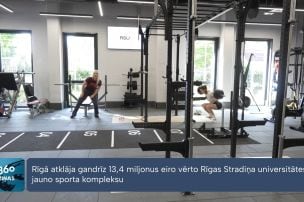 Rīgā atklāj teju 13,4 miljonus eiro vērto Rīgas Stradiņa universitātes sporta kompleksu