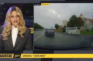 "Sadursmes dienas varonis": Rīgas krastmalā šoferis demonstrē visu ceļu satiksmes noteikumu ignorēšanu