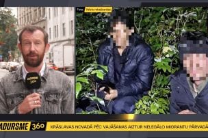 Bēgot no policijas, šoferis pamet četrus nelegālos migrantus mežā
