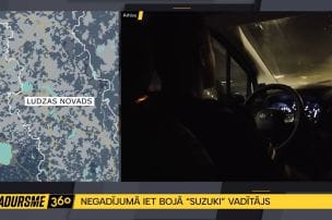 BMW vadītājs Ķekavā tikai par mata tiesu izvairās no sadursmes