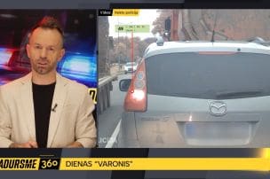 “Dienas varonis”: Madonas novadā bēgšana no policijas ar “Mazda” beidzas grāvī