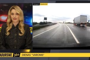 "Sadursmes dienas varonis": Kurš vainīgs? Uz šosejas Rīga–Jelgava mikrobusiņa manevrs izraisa bīstamu situāciju pretējā joslā