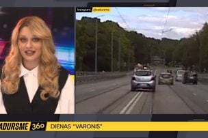 "Sadursmes dienas antivaronis": vēlme apbraukt sastrēgumu teju beidzas ar frontālu sadursmi
