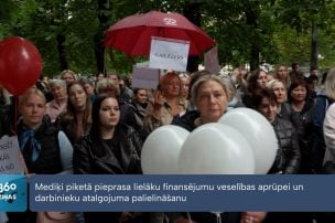 Mediķu pikets noslēdzas bez konkrētiem valdības solījumiem