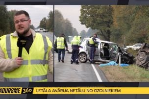 Frontāla sadursme Ozolnieku pusē beidzas traģiski