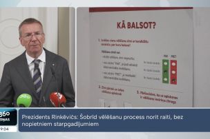 Rinkēvičs par Saeimas vēlēšanām: "Galvenais pārbaudījums būs 3. oktobris"