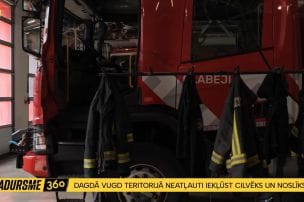 "Sadursmes" dienestu hronikas: Dagdā traģiski iet bojā VUGD teritorijā iekļuvis cilvēks
