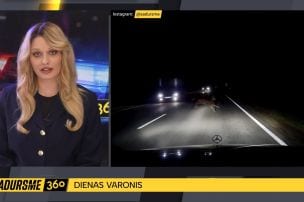 "Sadursmes dienas varoņi": autovadītāju reakcija paglābj stirnas no sadursmes