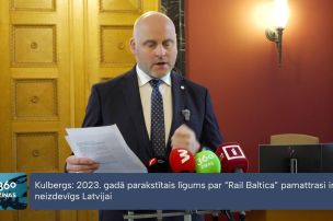 Kulbergs: "Rail Baltica" pamattrases līgums ir neizdevīgs Latvijas valstij
