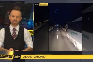 Uzmanību, ielās bruņrupuči! Uz Jelgavas šosejas autobusa vadītājs lēnā garā "testē" citu pacietību