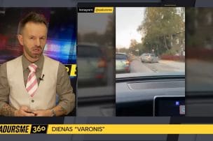 Vairāki “dienas varoņi” Ulmaņa gatvē parāda, kā nelegāli apbraukt sastrēgumu