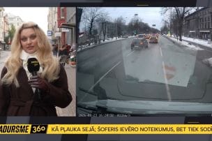 Labais darbs atmaksājas ar sodu! Autovadītājam par ugunsdzēsēju palaišanu jāmaksā 40 eiro