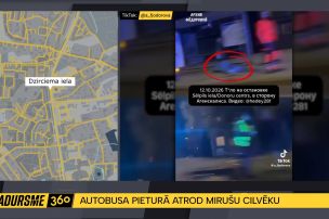 Pirmdienas vakarā Rīgā autobusa pieturā atrasts miris cilvēks