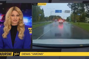 "Sadursmes dienas varonis" – kravas auto šoferis, kurš gandrīz notriec gājēju