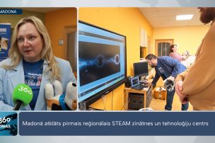 Madonā atklāts STEAM izglītības centrs, kurā skolēni mācīsies ar moderno tehnoloģiju palīdzību