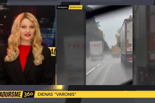 "Sadursmes dienas varonis" – kravas auto šoferis uz Tallinas šosejas gandrīz izraisa frontālu sadursmi