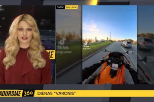 "Sadursmes dienas varoņi": divi motociklisti riskē ar drošību sociālo tīklu satura dēļ