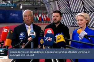 Volodimirs Zelenskis Briselē saņem ES atbalsta apliecinājumus