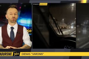 "Sadursmes dienas varonis" – pārgalvīgs autovadītājs izaicina likteni uz Austrumu maģistrāles