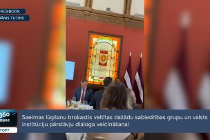 Prezidents, premjers un politiķi pulcējas Saeimā uz lūgšanu brokastīm