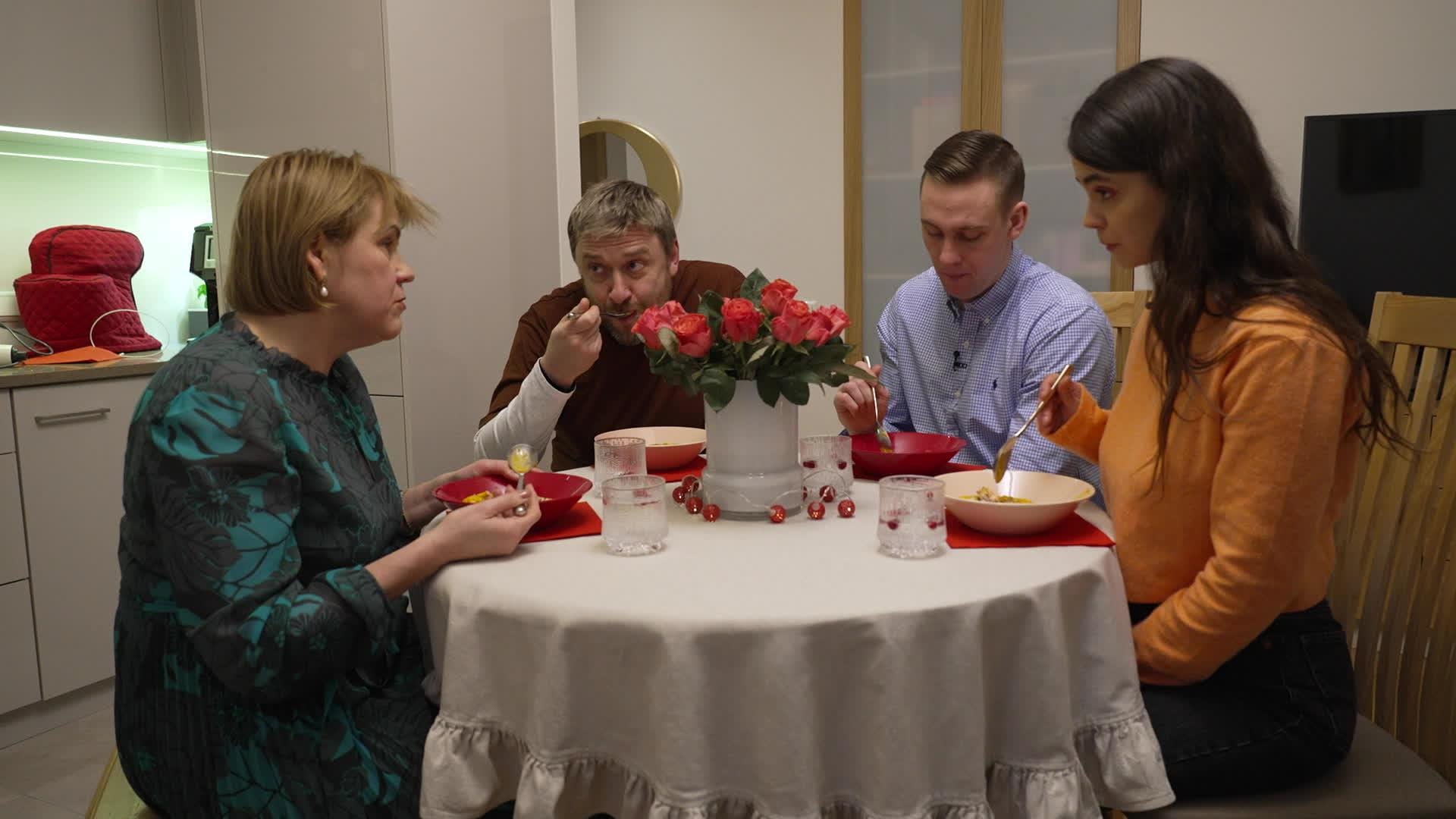 Vakariņš ar savējiem